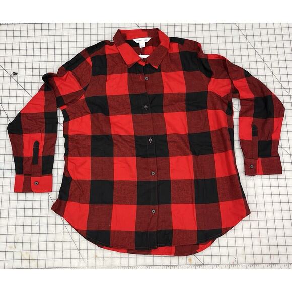 Old Navy Other - Old Navy Match The Fam Pajama Set Red And Black Paid XL I4